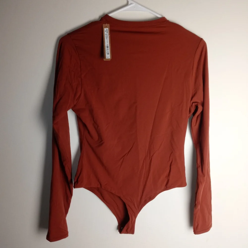 SKIMS Long Sleeve Crew Neck Bodysuit Size XL - Picture 9 of 11